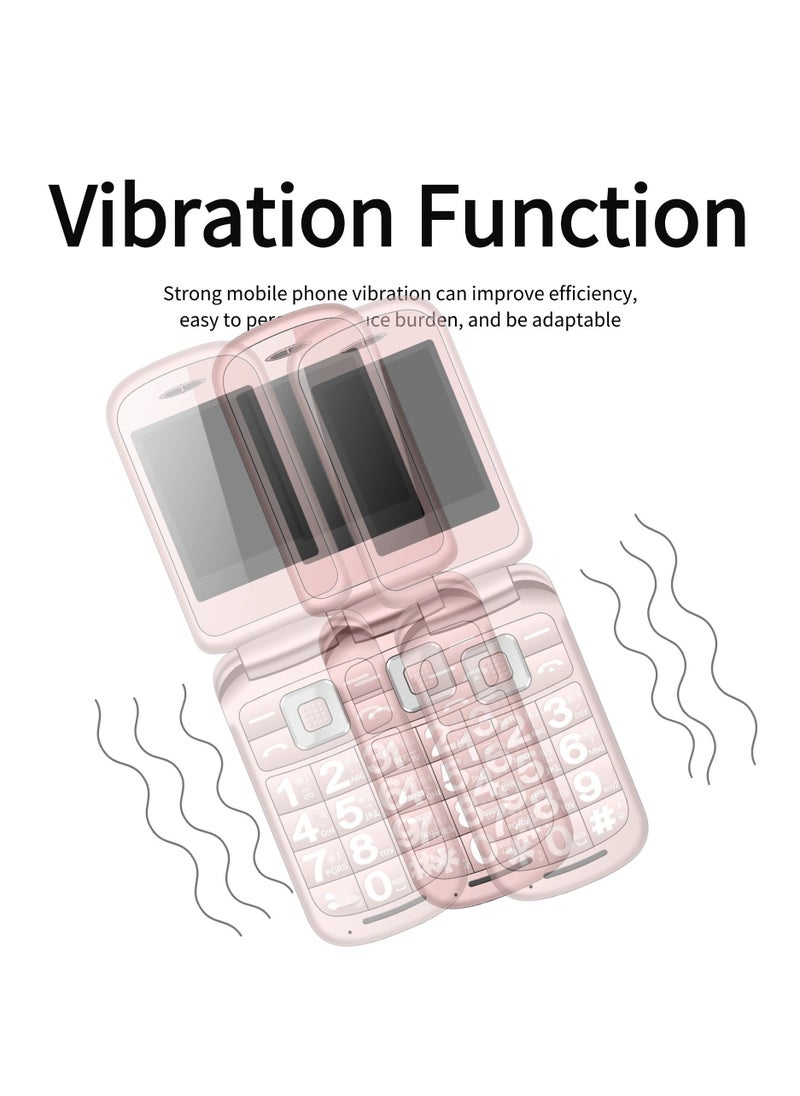 KONKA - Dual Screen Flip Mobile Phone with Large Keypad and Easy Functions for Elderly People - Image 1