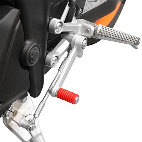 AW AUTO WORLD COPART Motorcycle Gear Shift Shifter Lever Pedal Rubber Cover Universal Replacement for Yamaha Suzuki Kawasaki Honda and More Red 1 Pair - Image 5