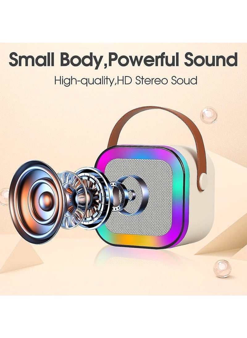 ELTRAZONE K12 Karaoke Machine Portable Speaker System With 2 Wireless Microphones – Bluetooth-Compatible Singing Set With LED Party Lights, Echo Control & Rechargeable Battery – Loud Sound, Mic Duets & Music Playback For Kids, Adults & Events - Image 3