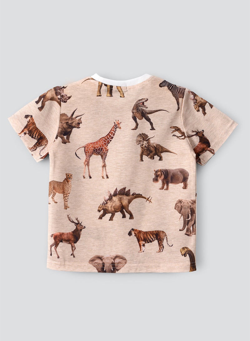 JAM Round neck s/slv knit aop t-shirt - Image 2