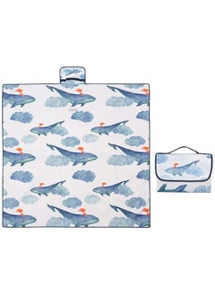 xozgdovg Insular Baby Splat Mat for Under High Chair/Arts/Crafts, Anti Slip and Waterproof Splash Mat for Floor, Portable Picnic Mat, 51x51 Inch, Forest Deer  - Image 1
