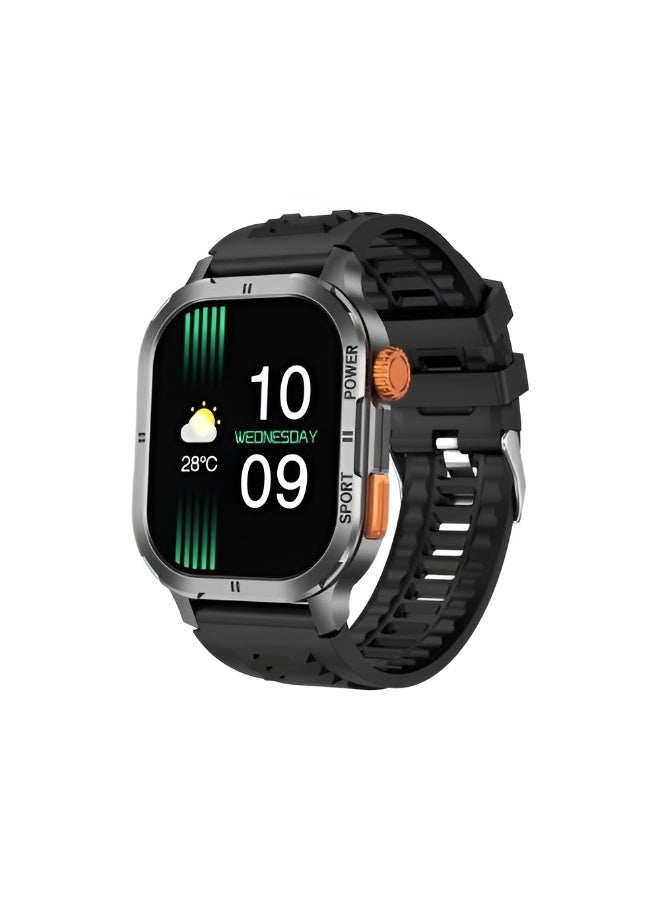 Haino Teko Haino Teko TOP-7 Smart Watch with AMOLED Screen and Always On Display - 3 Straps - Black - Image 1