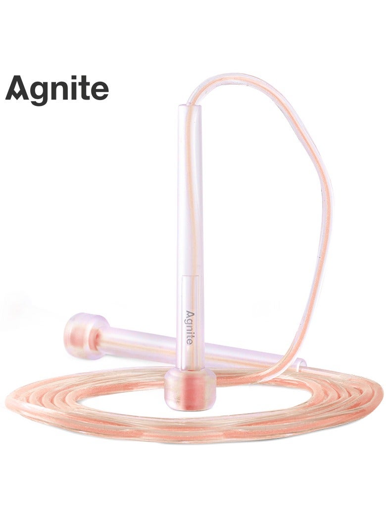 Deli Deli Agnite Er035 Fluorescent Pvc Jump Rope, Adjustable Pvc Coated Skipping Rope With Lightweight Handles, Smooth Rotation, And Durable Design For Cardio, Boxing, And Fitness Training.  - Image 4