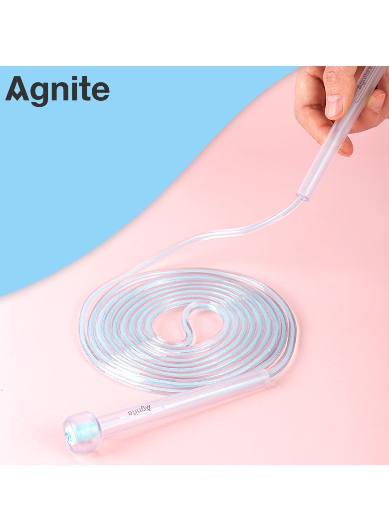 Deli Deli Agnite Er035 Fluorescent Pvc Jump Rope, Adjustable Pvc Coated Skipping Rope With Lightweight Handles, Smooth Rotation, And Durable Design For Cardio, Boxing, And Fitness Training.  - Image 2