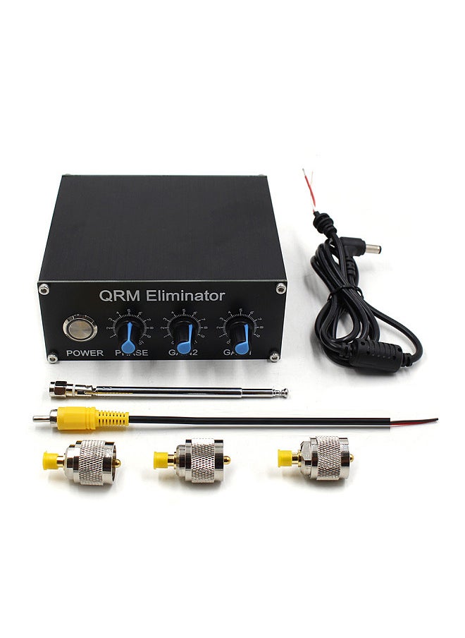 Generic Professional QRM Eliminator X-Phase Built-in PTT Control 1-30 MHz HF Band QRM Eliminator Aluminum Alloy QRM Canceller Radio TV Broadcast Equipments  - Image 1