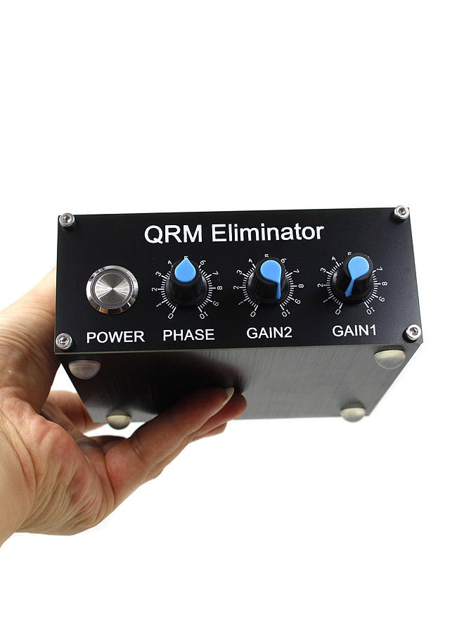 Generic Professional QRM Eliminator X-Phase Built-in PTT Control 1-30 MHz HF Band QRM Eliminator Aluminum Alloy QRM Canceller Radio TV Broadcast Equipments  - Image 4