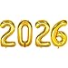 Tagberoy 2026 Balloons Gold 16 Inch 2026 Balloons Number Large 2026 Balloon Numbers for Graduation Party Decorations 2026 Balloons Graduation for Class of 2026 Decorations - Image 2