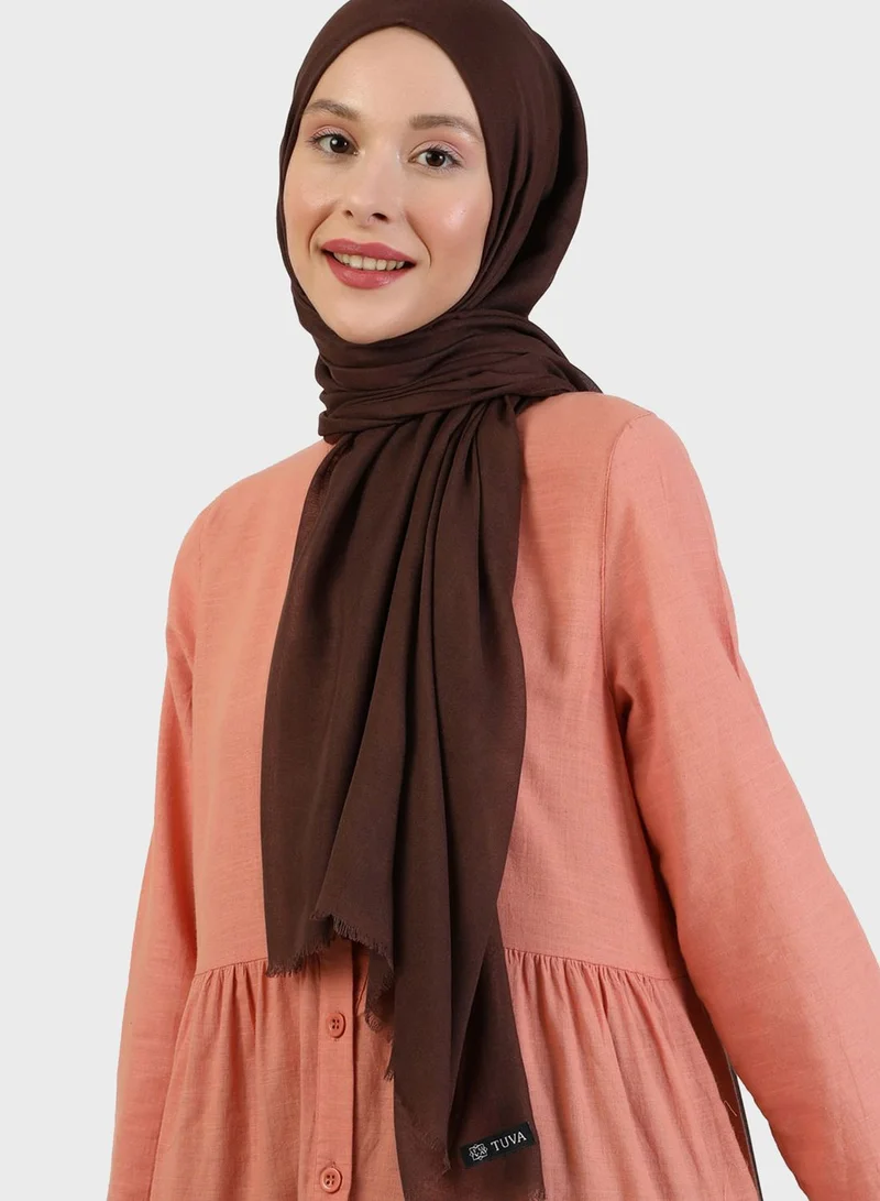 Tuva Shawl by Modanisa Viscose Scarf