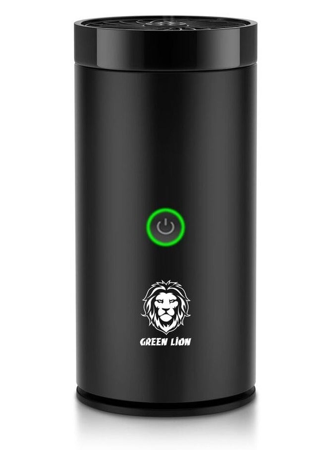GREEN LION Smart Mini Bakhour Rechargeable Electric Car Incense Burner / Bukhour / Luxury Scent | Aroma Diffuser Portable Bakhour Oud USB Type Fragrance Air Freshener for Car & Home - Black - Image 5