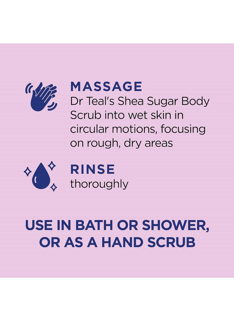 Dr Teal's Dr Teal's Shea Sugar Body Scrub Black Elderberry 538g  - Image 5
