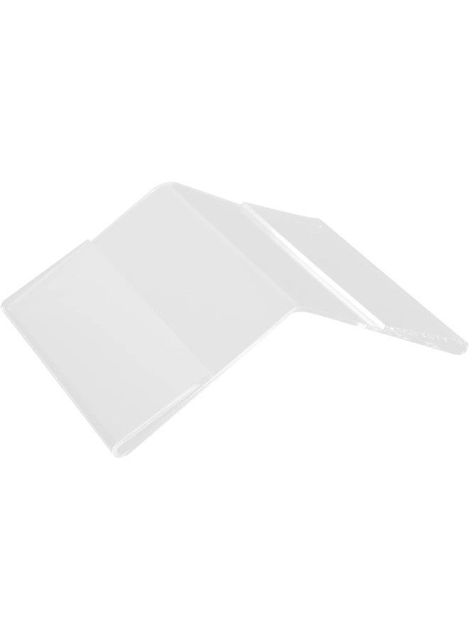 klarako Photo Frame V Model Clear Acrylic Photo Frame Holder Free Standing Portrait for Instax Mini 3 Inch Film - Image 3