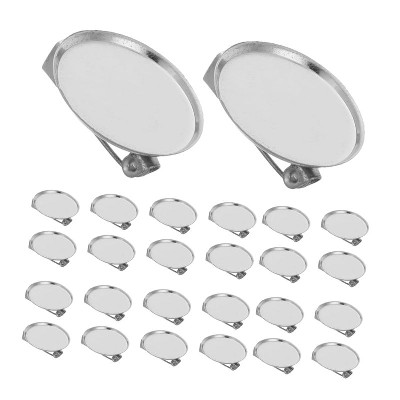 100 Pieces Brooch Pin Backs Blank Bases DIY Craft Making Accessories - Image 2