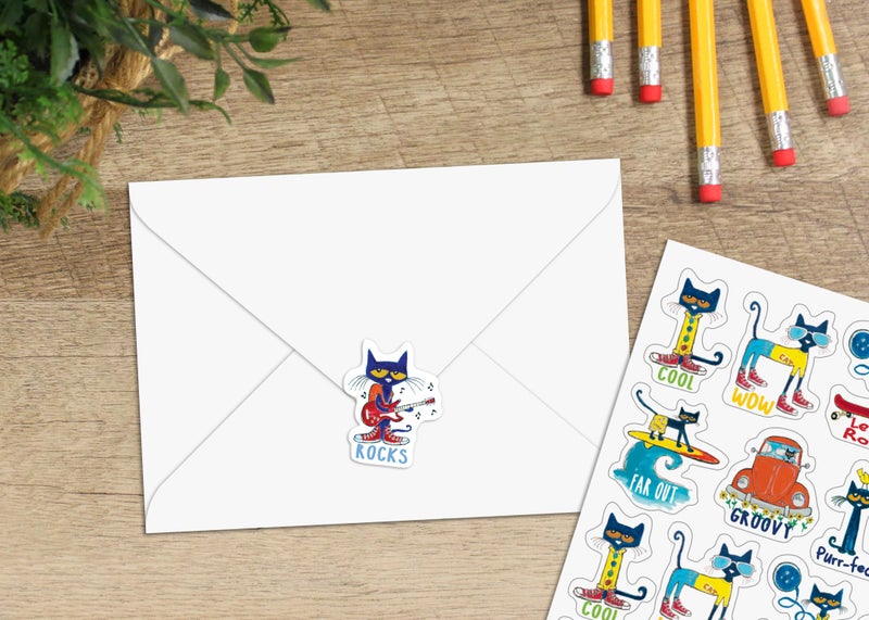 Edupress Teacher Created Resources Pete The Cat Stickers (EP63935) - Image 3