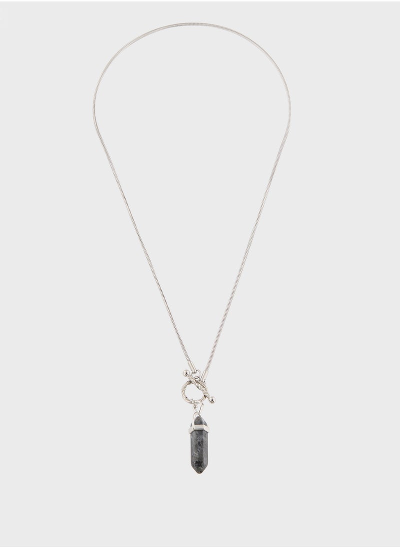Seventy Five Stone Pendant Necklace  - Image 1
