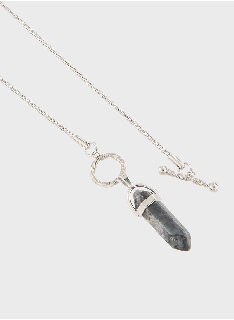 Seventy Five Stone Pendant Necklace  - Image 3