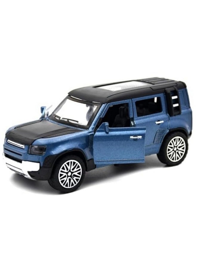 RUHANI Diecast Metal Car Model Defender Toy Cars for Kids Pull Back Openable Doors (Blue) - Image 1