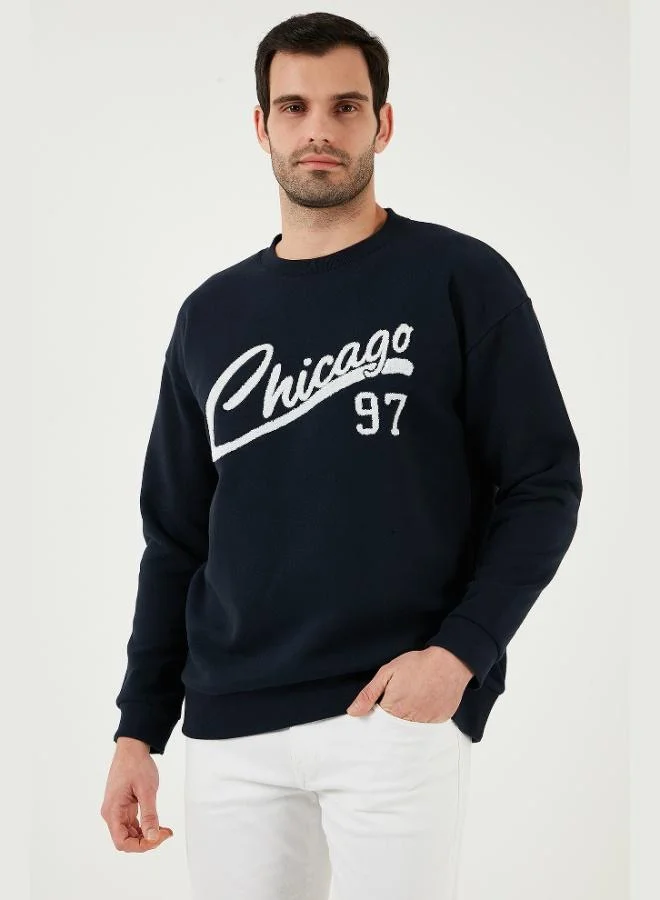 Buratti Cotton Blend Regular Fit Crew Neck Sweatshirt Men's SWEAT 5905468S