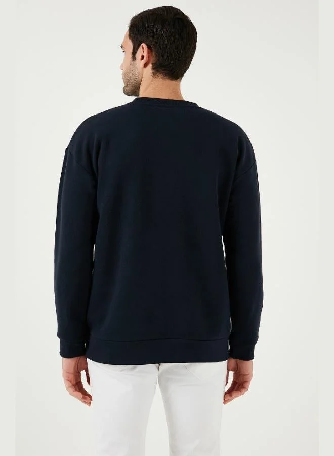 Buratti  Buratti Cotton Blend Regular Fit Crew Neck Sweatshirt Men's SWEAT 5905468S for Men | Best Price UAE