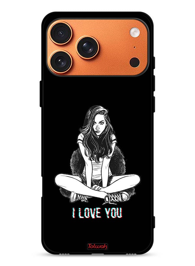 Tolwak Apple iPhone 17 Pro Max Protective Case Cover I Love You Art - Image 1