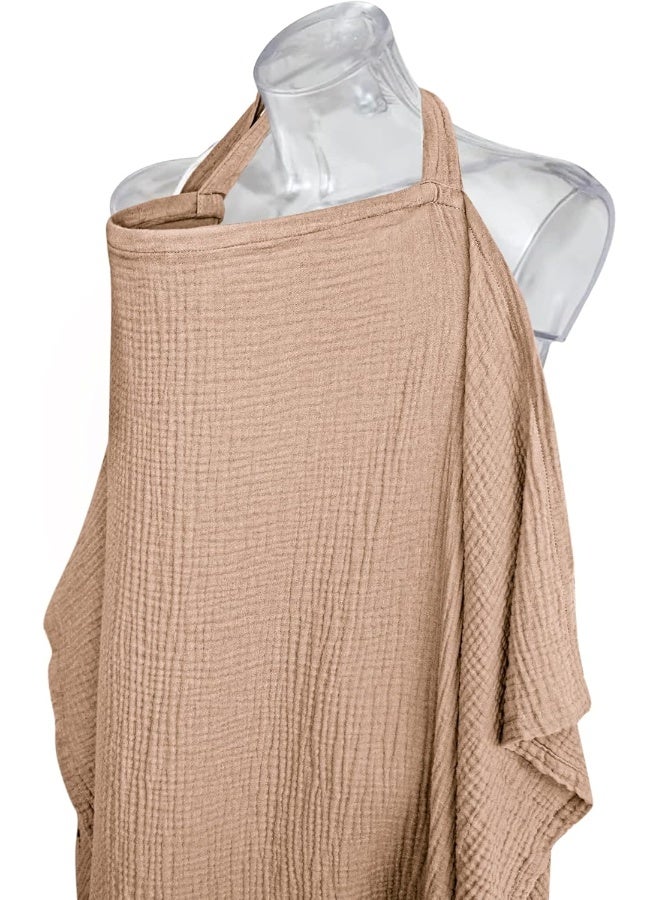 كونسي Muslin Nursing Cover for Baby Breastfeeding - Image 2