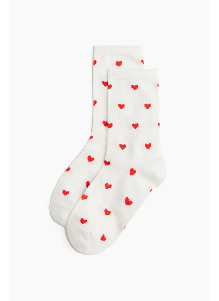 H&M 5-Pack Rib-Knit Socks