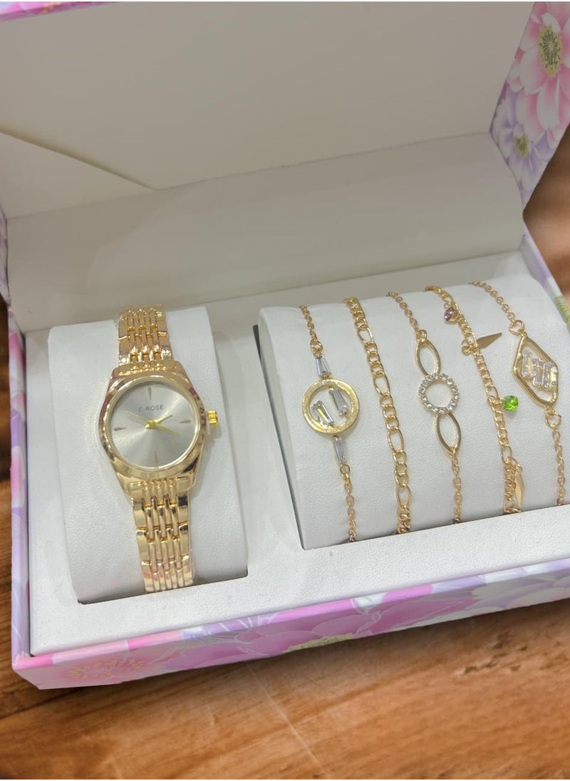 Generic - High quality waterproof women's watch gift set - Image 1