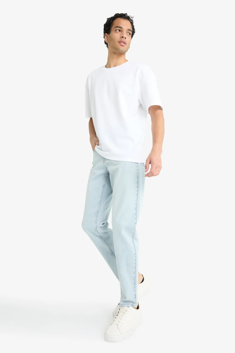 Defacto  Slim Tapered Fit Skinny Leg Jeans for Men | Best Price UAE
