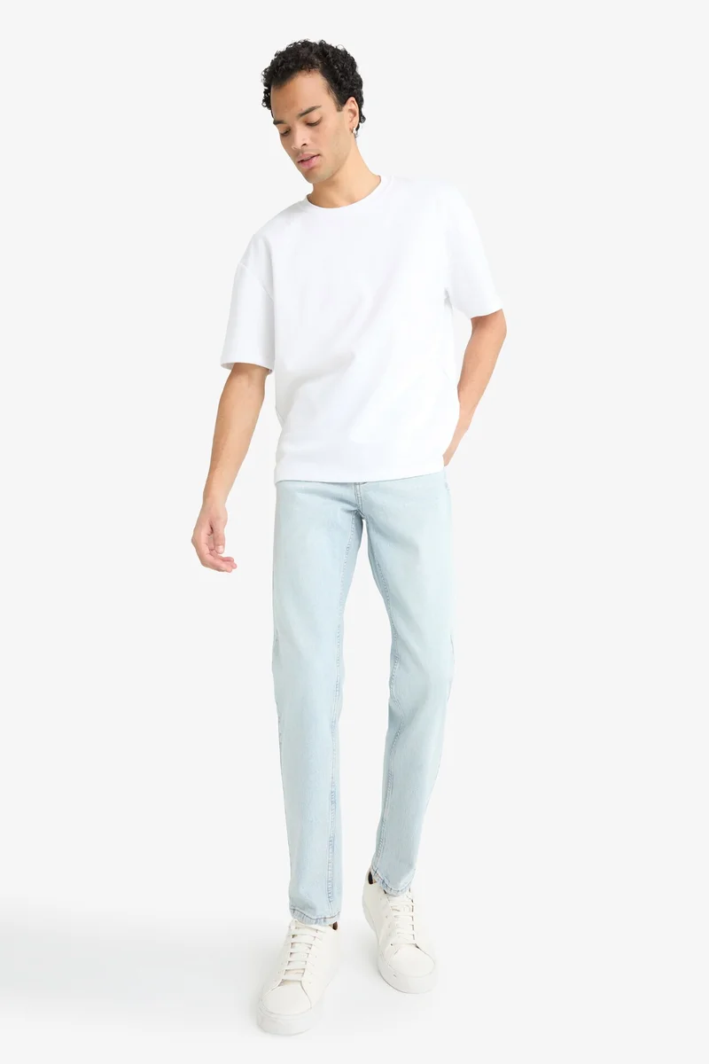 Defacto  Slim Tapered Fit Skinny Leg Jeans for Men | Best Price UAE