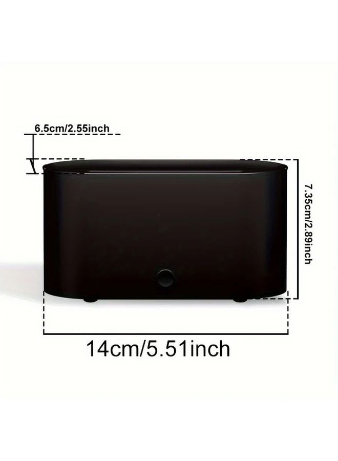 Wood Color Simulated Flame Aroma Diffuser Humidifier USB Powered Essential Oil Compatible Ambient Lighting - Image 4