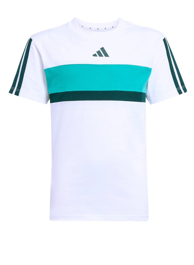 Adidas youth seasonal essential tiberio 3 stripe t-shirt - Image 5