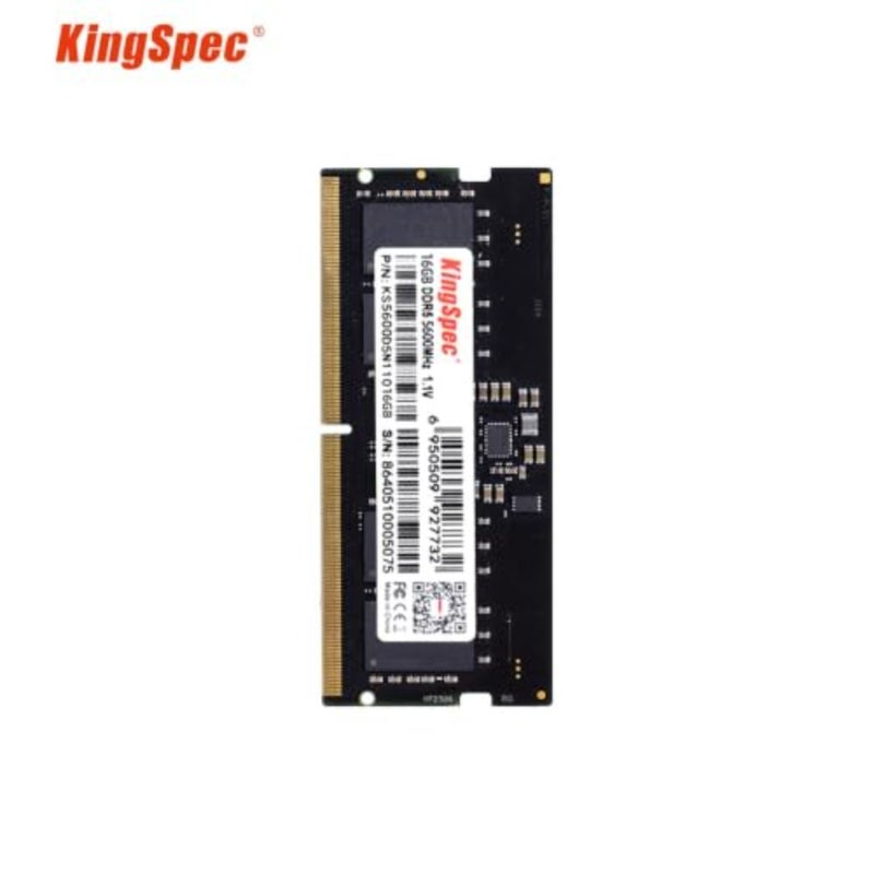 وحدة ذاكرة عالي السرعة DDR5 16 جيجابايت بسرعة 5600 ميجاهرتز، نوع SODIMM، لجهاز كمبيوتر محمول، مجموعة ترقية قنوات مزدوجة، شكل صغير مدمج - Image 3