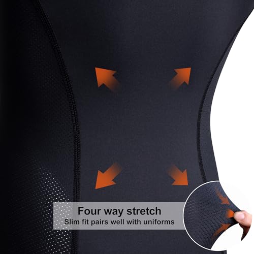 COOLOMG Adult Baseball Chest Protector Padded Shirt Heart Guard Sternum Protection for Football Lacrosse and Goalies Gray-White M - Image 5