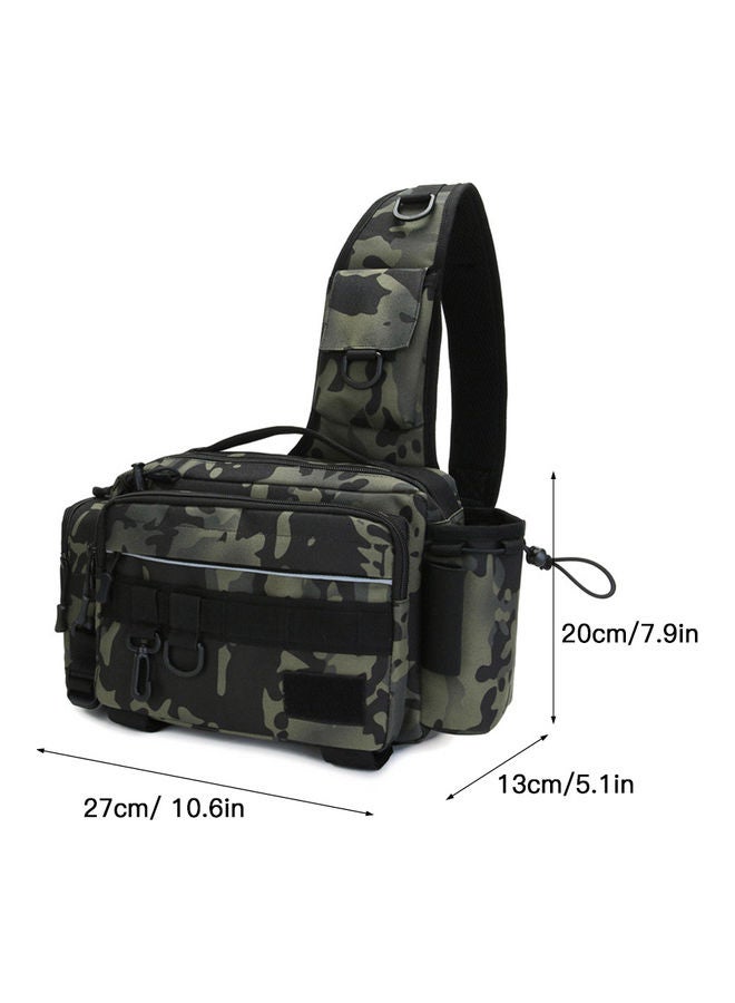 NIBEMINENT Outdoor Multifunctional Fishing Tackle Bag 27x20x13cm - Image 2