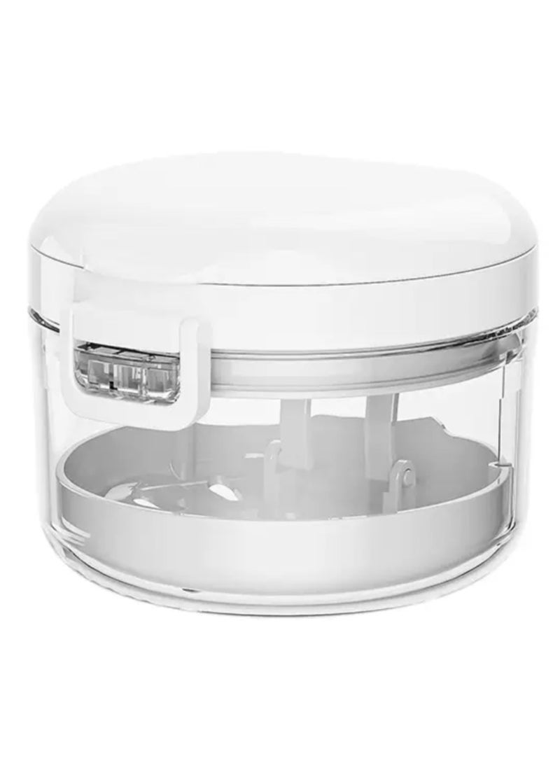 علبة المقوم الشفافة البيضاء