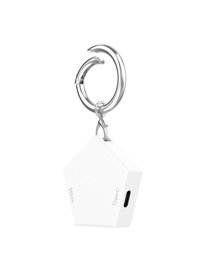 For OPPO Watch 4 Pro / 3 / 3 Pro Portable Universal Smart Watch Charger, Port:Type-C(White)