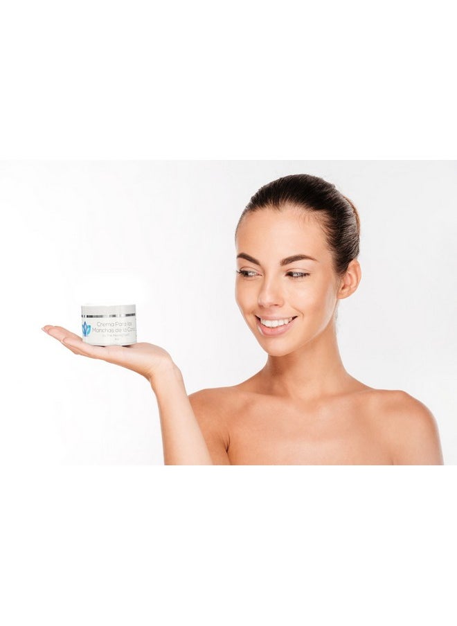The Healing Touch - Crema Para Las Manchas De La Cara Elimina Las Manchas Obscuras Del Acne El Sol Edad Y Arrugas. Embellece Tu Rostro Con Este Humectante Facial Antiarrugas (4 Oz) - Image 1