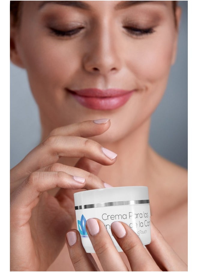 The Healing Touch - Crema Para Las Manchas De La Cara Elimina Las Manchas Obscuras Del Acne El Sol Edad Y Arrugas. Embellece Tu Rostro Con Este Humectante Facial Antiarrugas (4 Oz) - Image 1