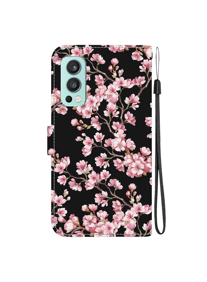 S-TOP Case For OnePlus Nord 2 5G Crystal Texture Colored Drawing Leather Phone Case - Image 3