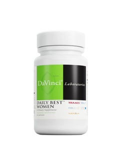 Davinci DAVINCI Labs - Daily Best Women - A Dietary Supplement with Vitamin B6, Vitamin B12 Vitamin C, Vitamin K2, and More - Vegetarian, Gluten-Free - 90 Capsules  - Image 1