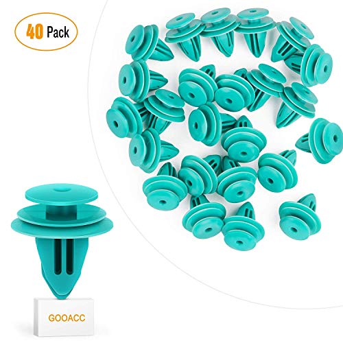 GOOACC for Toyota Trim Door Panel Clips Retainer for Tacoma Tundra Camry Corolla Avalon Sienna Replace OEM: 90467-10188，9mm Hole - 40pcs - Image 2