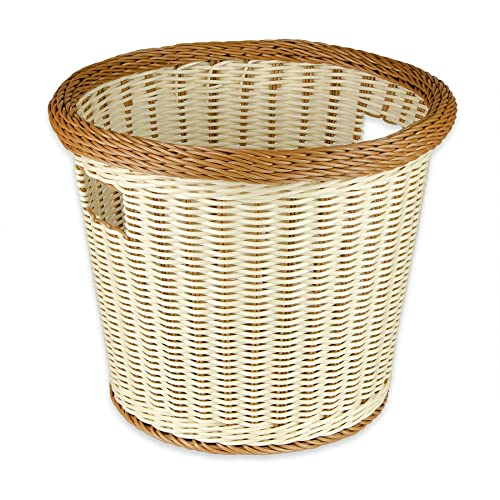 G.E.T. Enterprises G.E.T. Enterprises G.E.T. WB-1522-TT Two Tone 14" Round Basket, Polypropylene  - Image 2