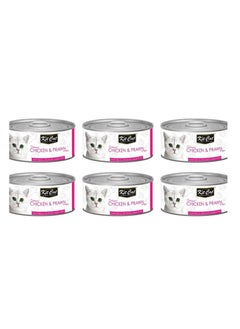 Kit Cat Cat Wet Food Deboned Chicken And Prawn Flavor 80g Pack Of 6  - Image 1