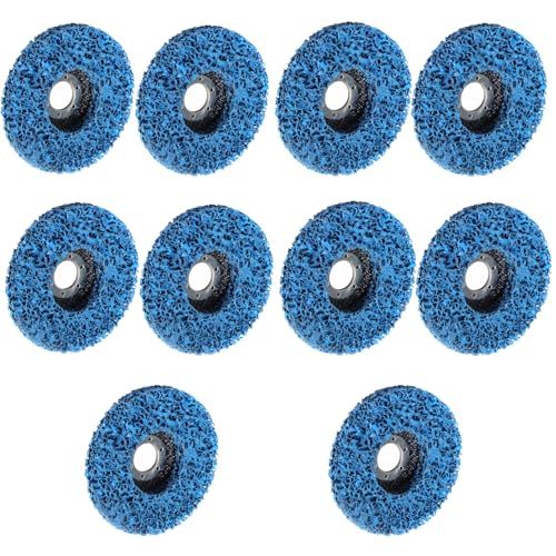 findmall 10 Pack 4-1/2 x 7/8 Quick Change Easy Strip & Clean Discs Fit for Paint Rust - Image 1