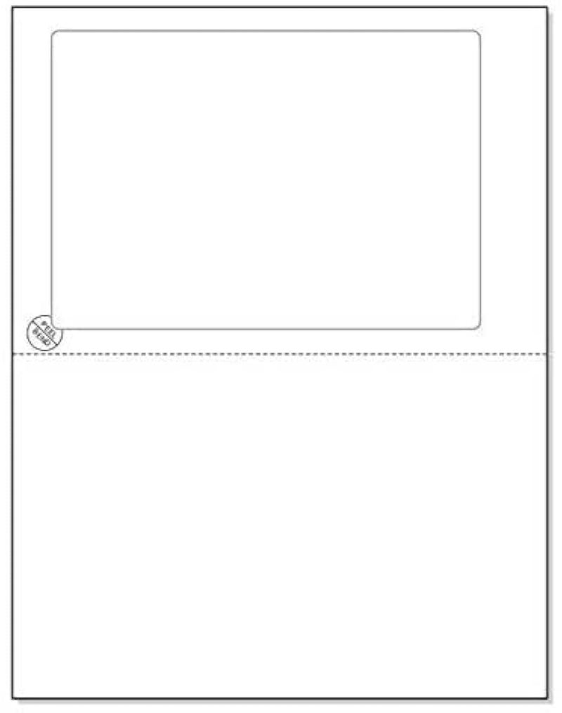 NextDayLabels - Click Ship Integrated Labels with Tear Off Receipt, Designed for Printing Online Labels. 8-1/2" x 11" Sheet with one Label 6.8125" x 4.75", Use for USPS, Ebay, Paypal, Etsy, ETC. (100) - Image 1