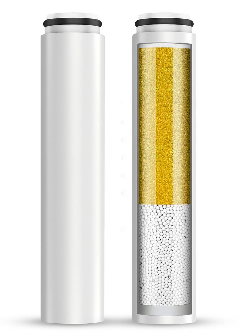 Cobbe 2 Pack Replacement Filters for Handheld Shower Head - UPGRADE FILTERING DURATION - Remove Chlorine - Reduces Dry Itchy Skin - Image 1