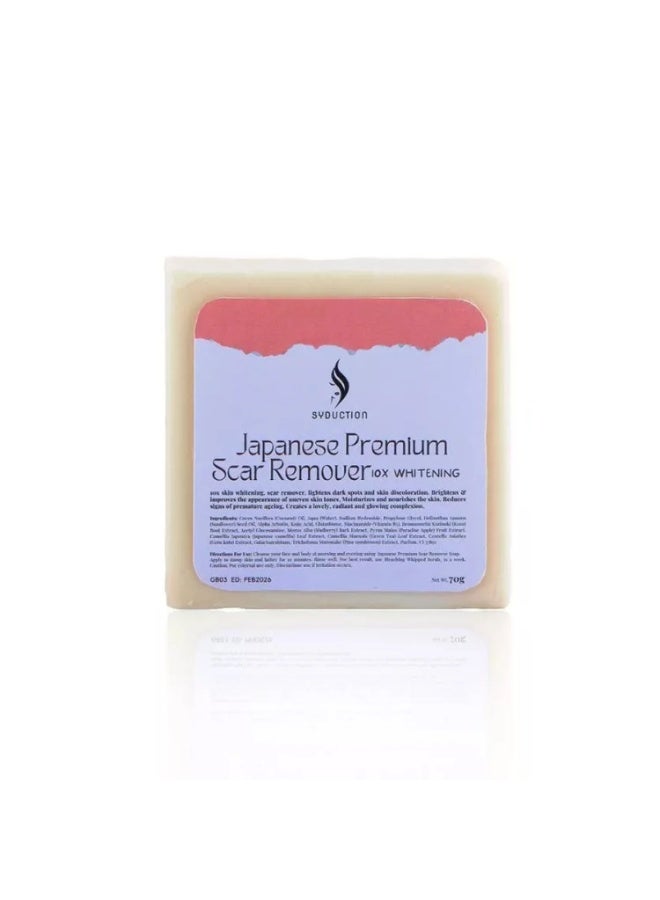 Syduction Brightening Scar Removal Soap With Japanese Formula Alpha Arbutin Niacinamide For Dark Spots Acne Marks Skin Whitening Hydration Smooth Even Tone Daily Cleansing Bar 70g - Image 4
