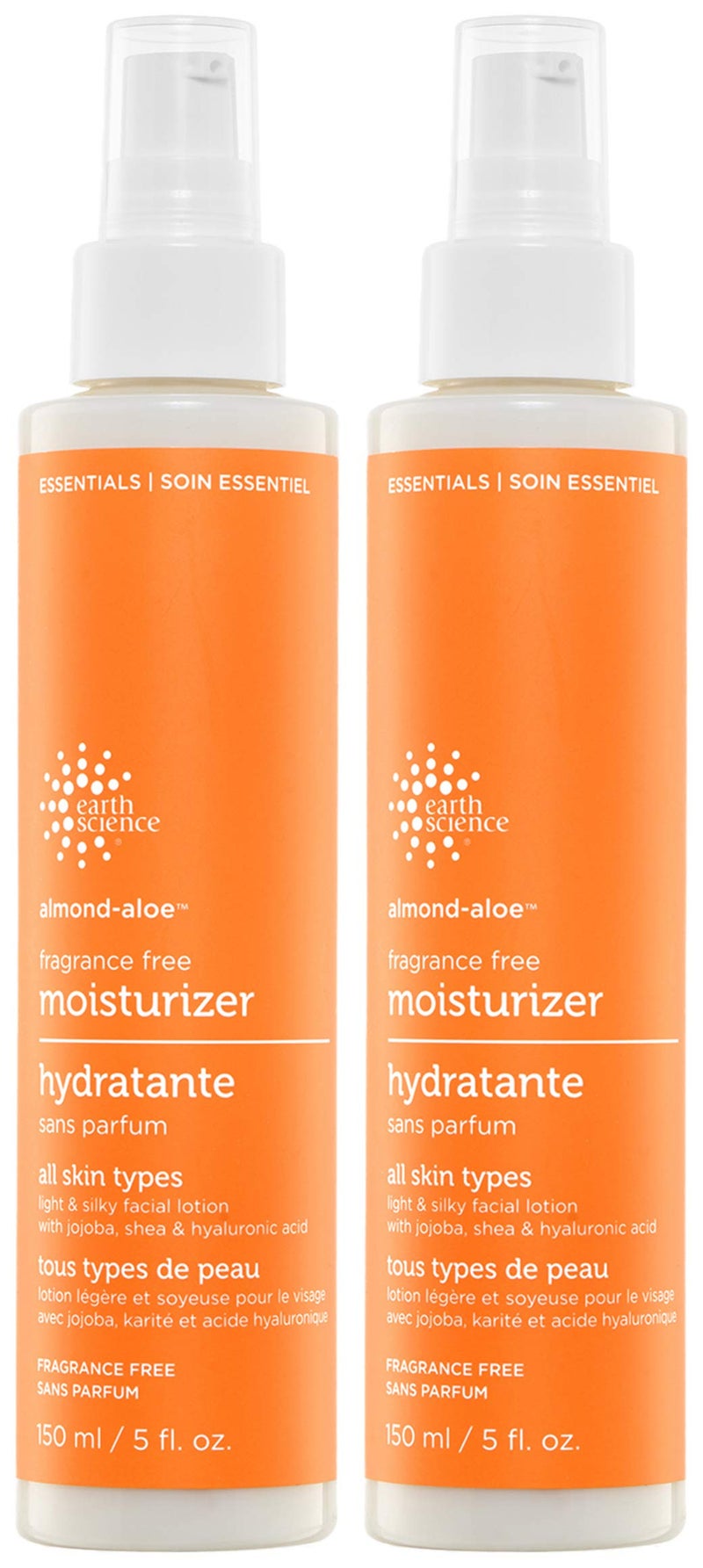 Earth Science FragranceFree AlmondAloe Moisturizer 2 Pack 5 fl oz