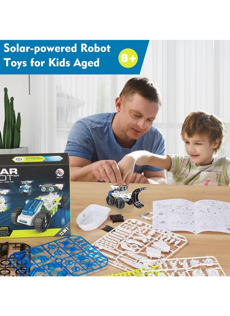 ARNOTEC 12-in-1 Solar Robot Science Experiment Toy | Children's DIY STEM Creative Assembly Educational Toy Set | Can Walk on Land and Water without Batteries | Suitable for Boys and Girls Aged 8-14 | First Choice for Birthday Gifts  - Image 3
