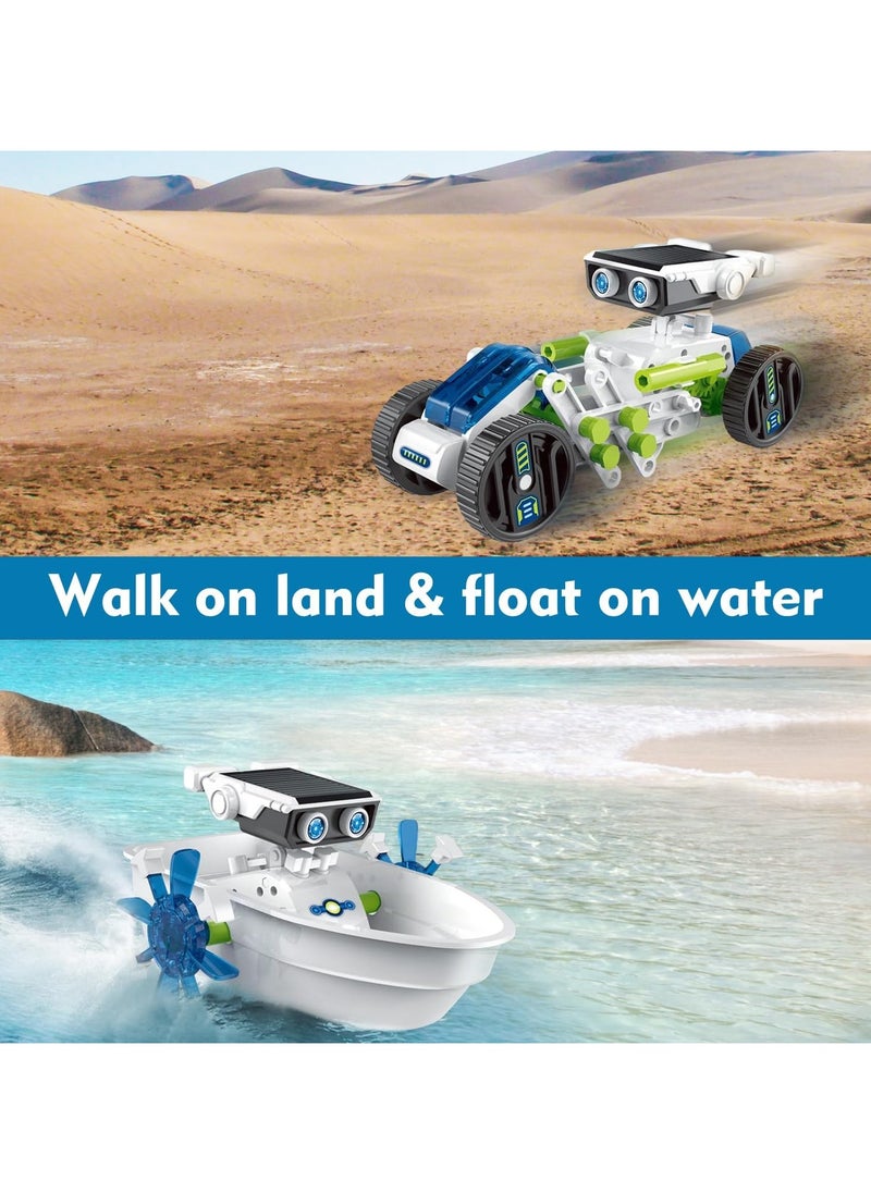 ARNOTEC 12-in-1 Solar Robot Science Experiment Toy | Children's DIY STEM Creative Assembly Educational Toy Set | Can Walk on Land and Water without Batteries | Suitable for Boys and Girls Aged 8-14 | First Choice for Birthday Gifts  - Image 4