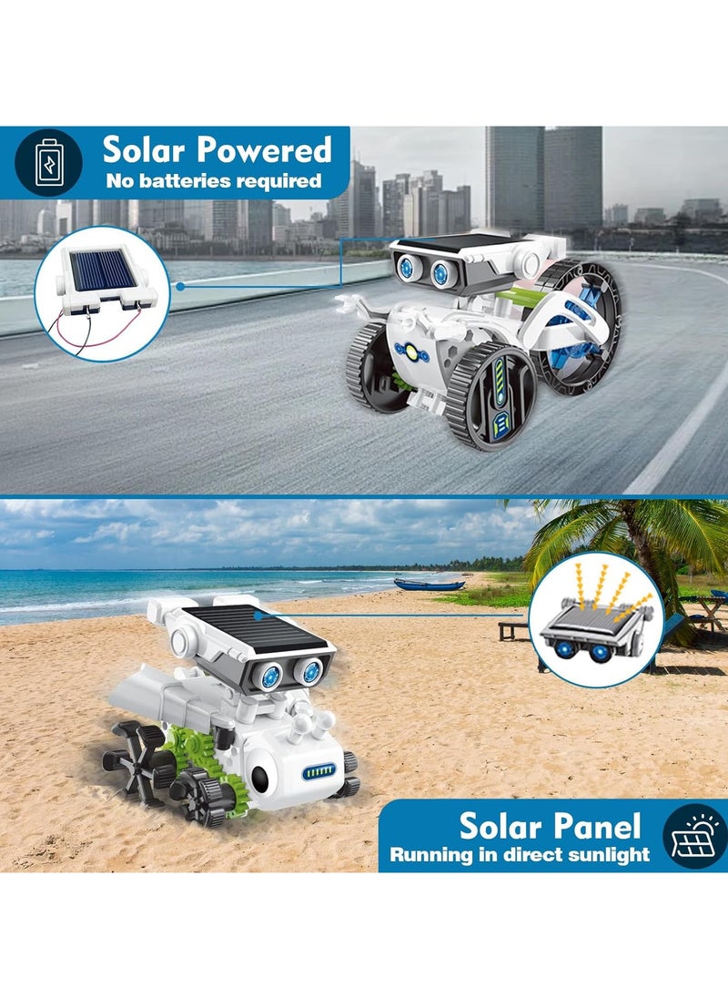 ARNOTEC 12-in-1 Solar Robot Science Experiment Toy | Children's DIY STEM Creative Assembly Educational Toy Set | Can Walk on Land and Water without Batteries | Suitable for Boys and Girls Aged 8-14 | First Choice for Birthday Gifts  - Image 5
